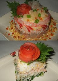 雛祭りღ お寿司のケーキ