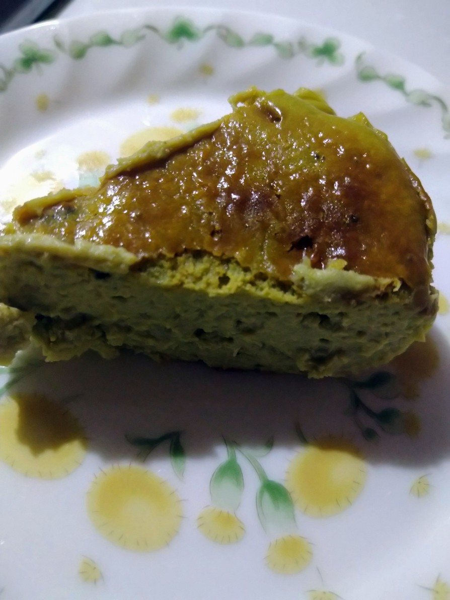 金柑汁抹茶チーズケーキの画像