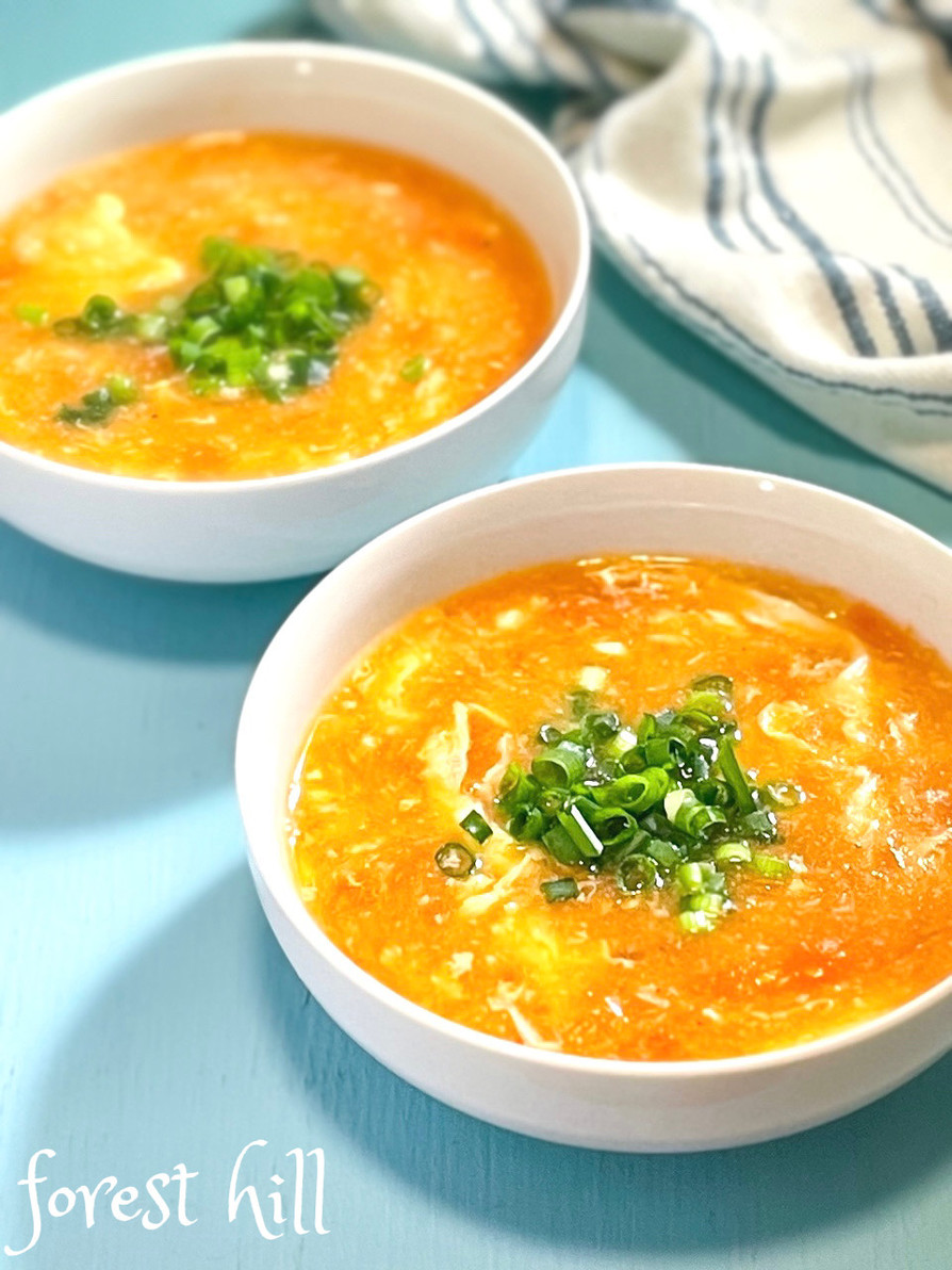 5分で完成！中華風トマトと卵のスープの画像