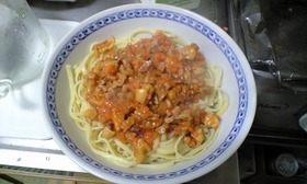 ひき肉なし!ケチャップでミートソース