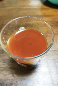 トマトジュースと梅酢とかぼす
