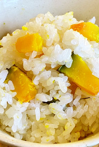 カボチャご飯《御蔵島の伝統食》