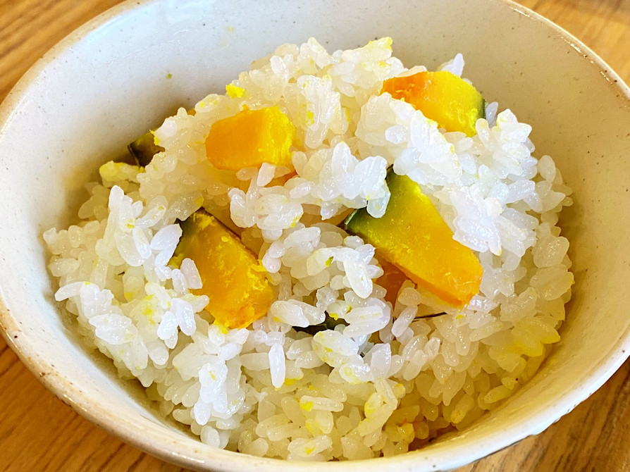 カボチャご飯《御蔵島の伝統食》の画像
