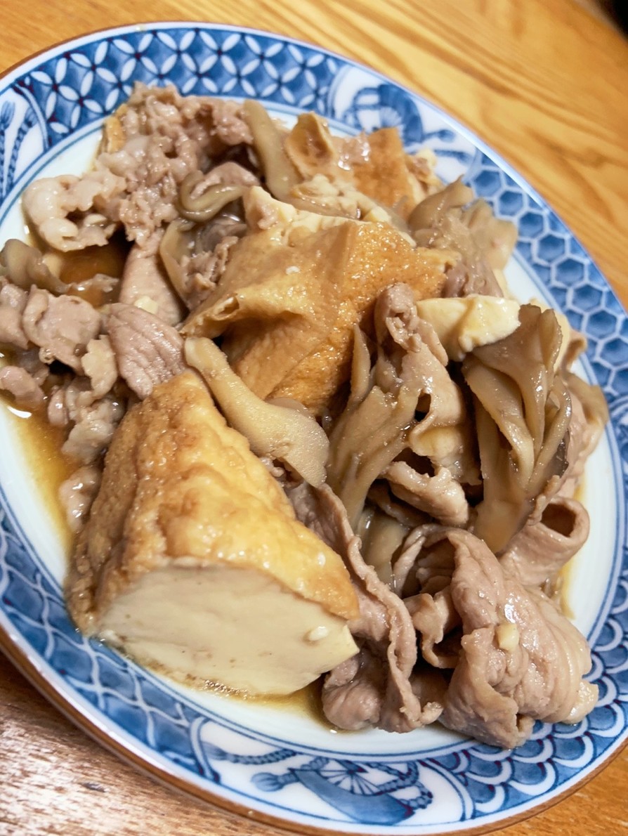 麺つゆオイスターの合わせ技☆超簡単肉豆腐の画像