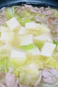山盛り白菜のウチの簡単寄せ鍋