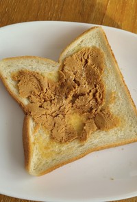 きな粉消費　　超簡単きな粉トースト　