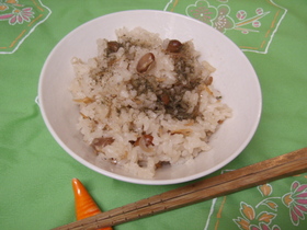 節分お豆で雑穀ご飯風~福豆ご飯