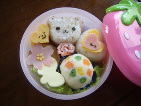 簡単キャラ弁!!ポテトサラダボール