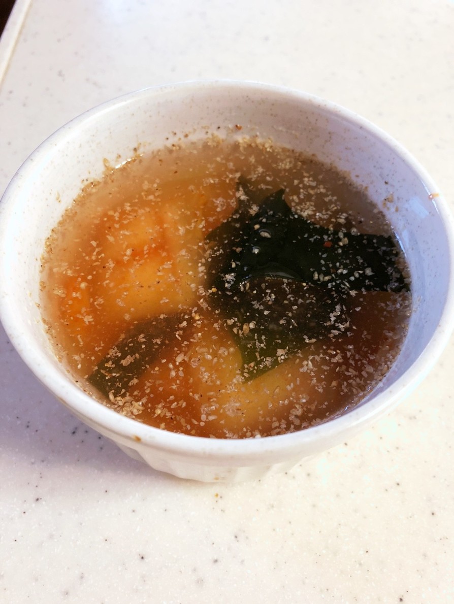 キムチの冷製スープの画像