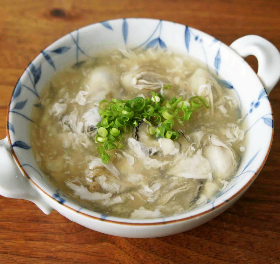 牡蠣の中華風スープの画像