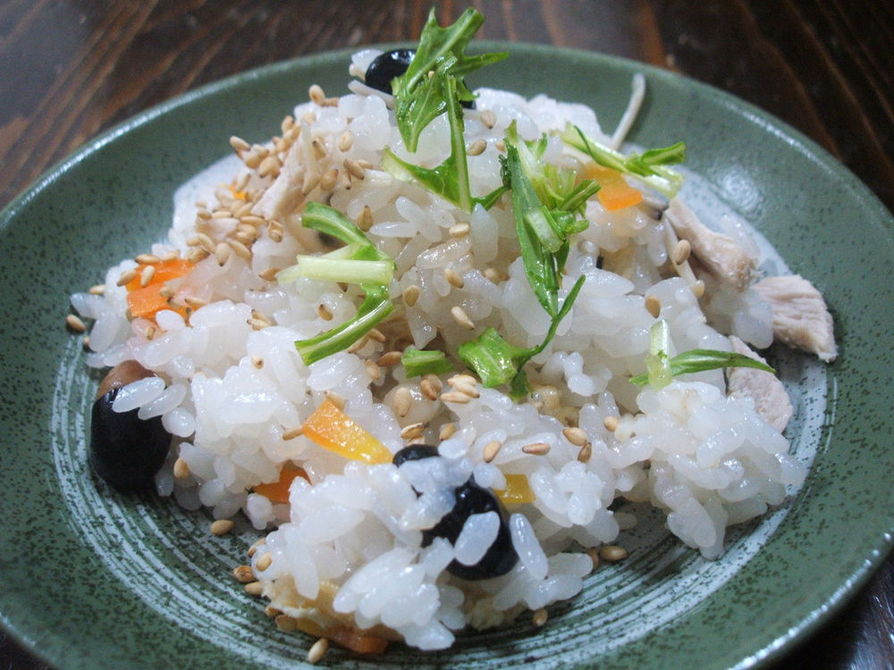 黒大豆の混ぜ寿司の画像
