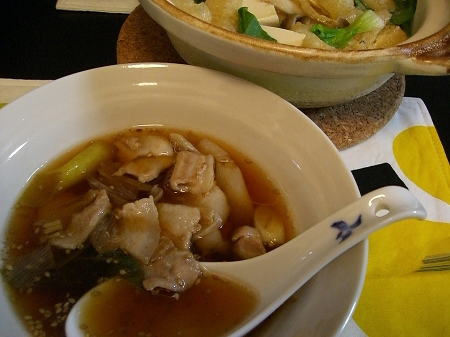 豚バラのジューシー湯豆腐の画像