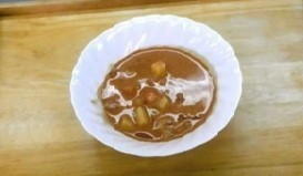 豆乳とトマトのスープの画像