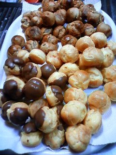 レンジで簡単★プチシュークリームたくさん
