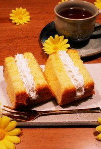 柚子の米粉シフォンケーキ＊