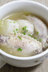 長芋と鶏肉の薬膳スープ