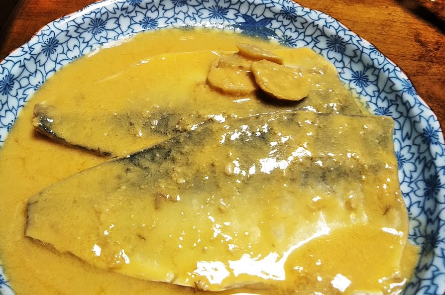 鯖の味噌バター醤油煮の画像