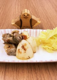 【簡単】かぶと鶏肉のオリーブオイルソテー