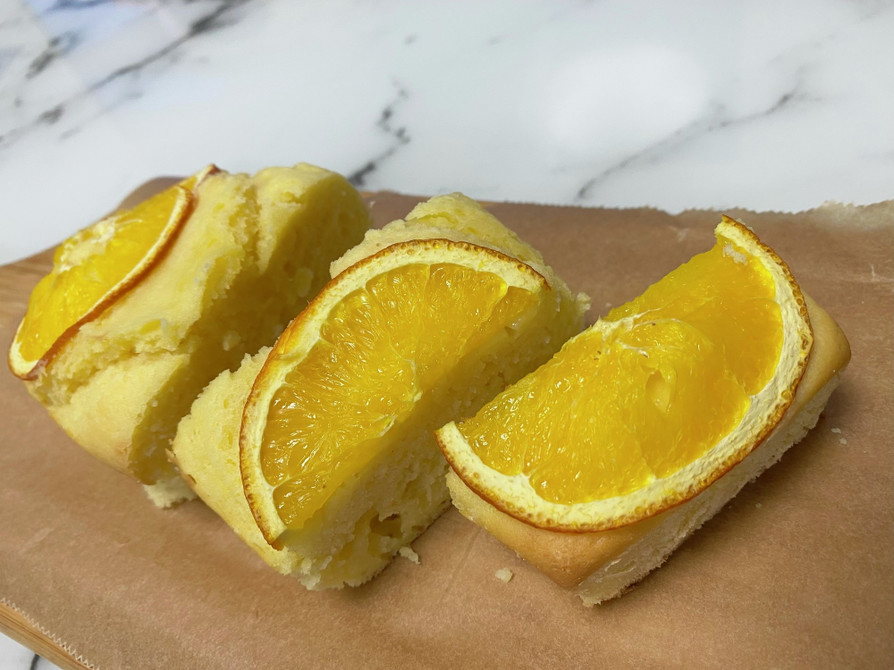 【使いきり】オレンジのパウンドケーキの画像