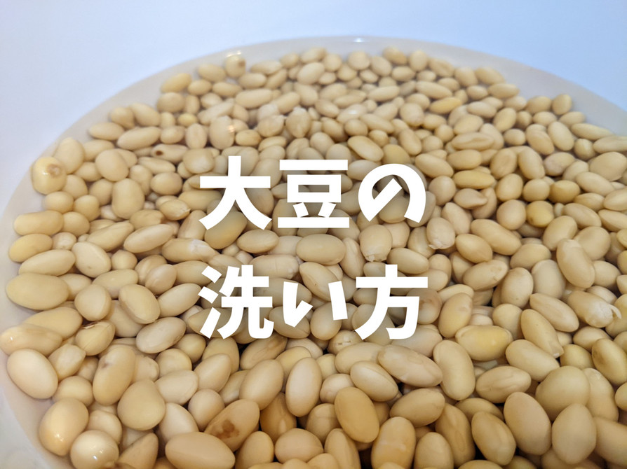 【大豆】大豆の洗い方の画像