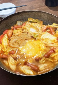 ★ZENBで韓国風鍋料理★旨辛プデチゲ♪