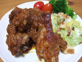 絶品★豚肉のスペアリブ