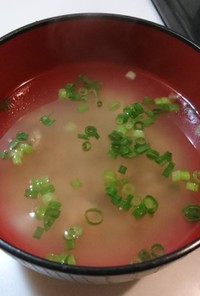 簡単！美味♪納豆と生姜のポカポカ梅スープ
