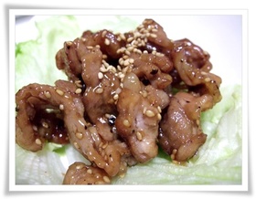 豚肉の甘酢醤油炒め
