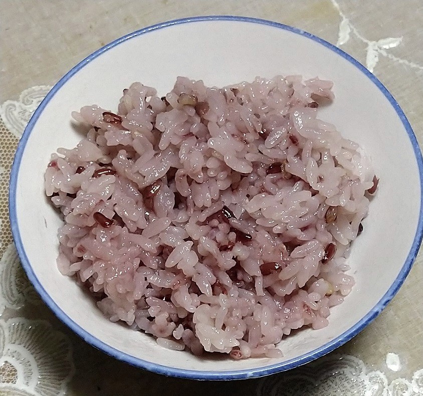 赤米のご飯☆タイのお米の画像