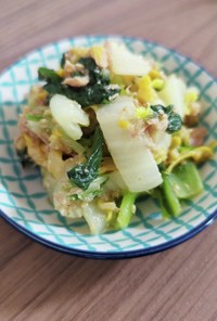白菜のごま酢和え(レンジで簡単)