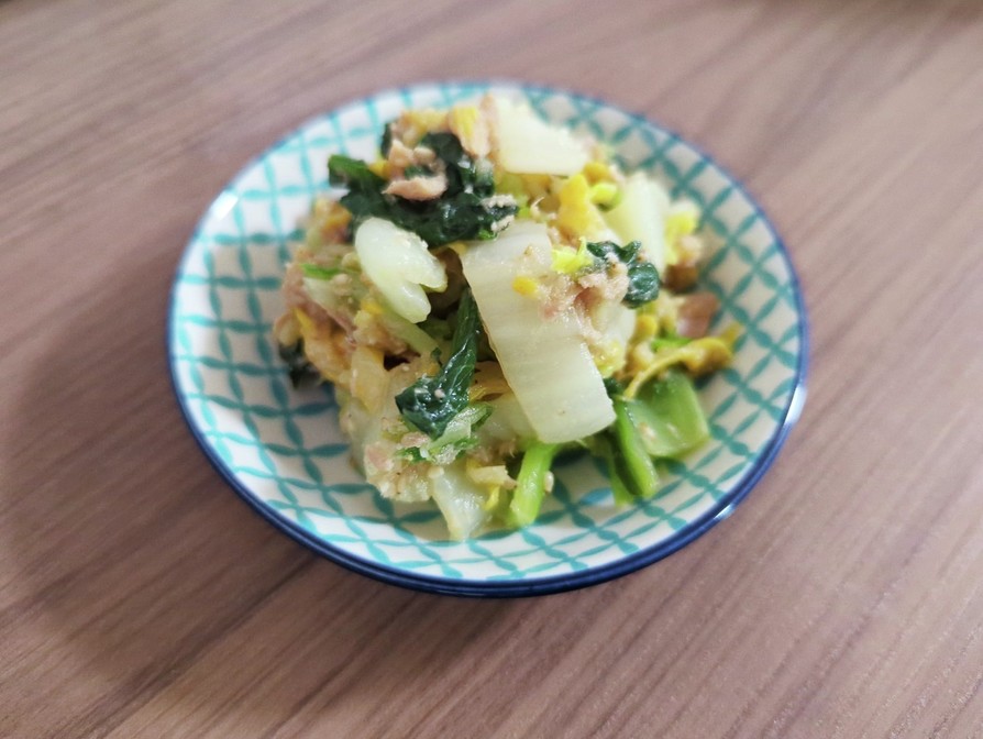 白菜のごま酢和え(レンジで簡単)の画像