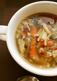 生姜いっぱいスープ