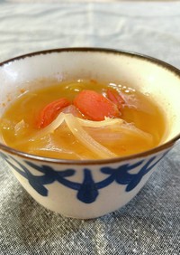 キムチ&トマトと玉ねぎのお味噌汁