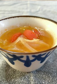 キムチ&トマトと玉ねぎのお味噌汁