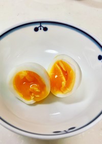 水から作るトロトロ半熟卵