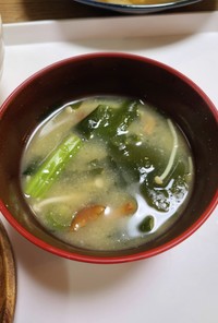 昨日のお味噌汁4(ずぼら)