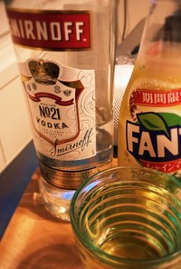 ファンタでカクテル　vodka