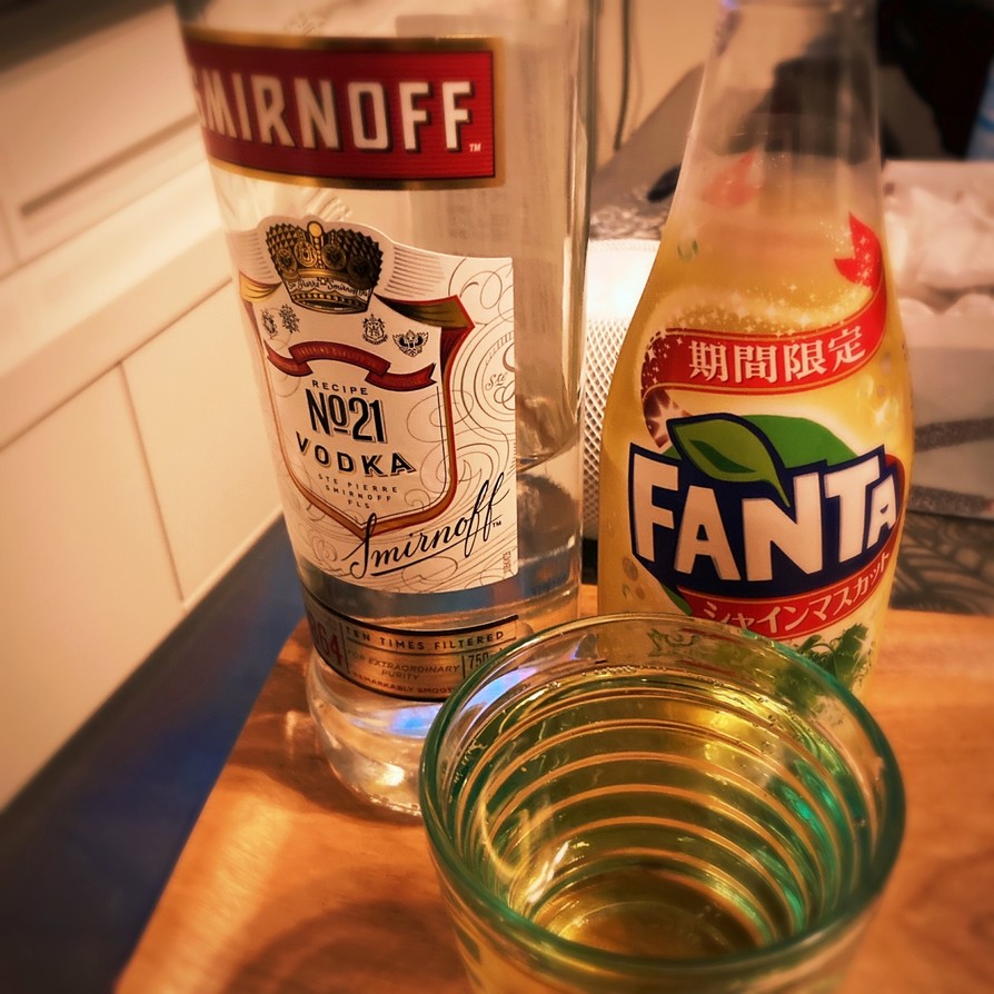 ファンタでカクテル　vodkaの画像