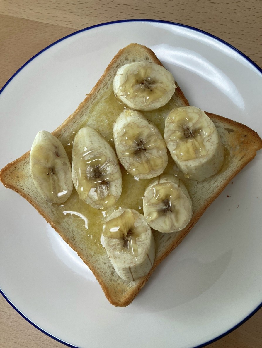 ハニーバナナトーストの画像