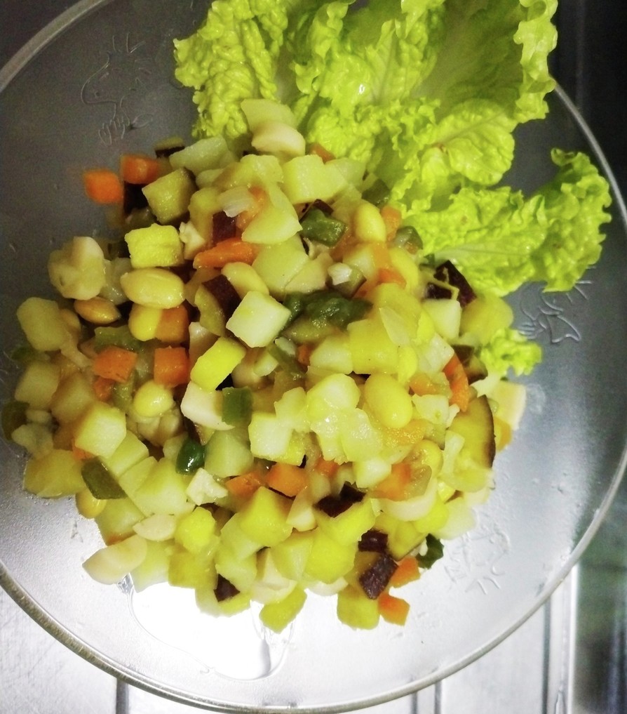W発酵のコロコロ温サラダの画像