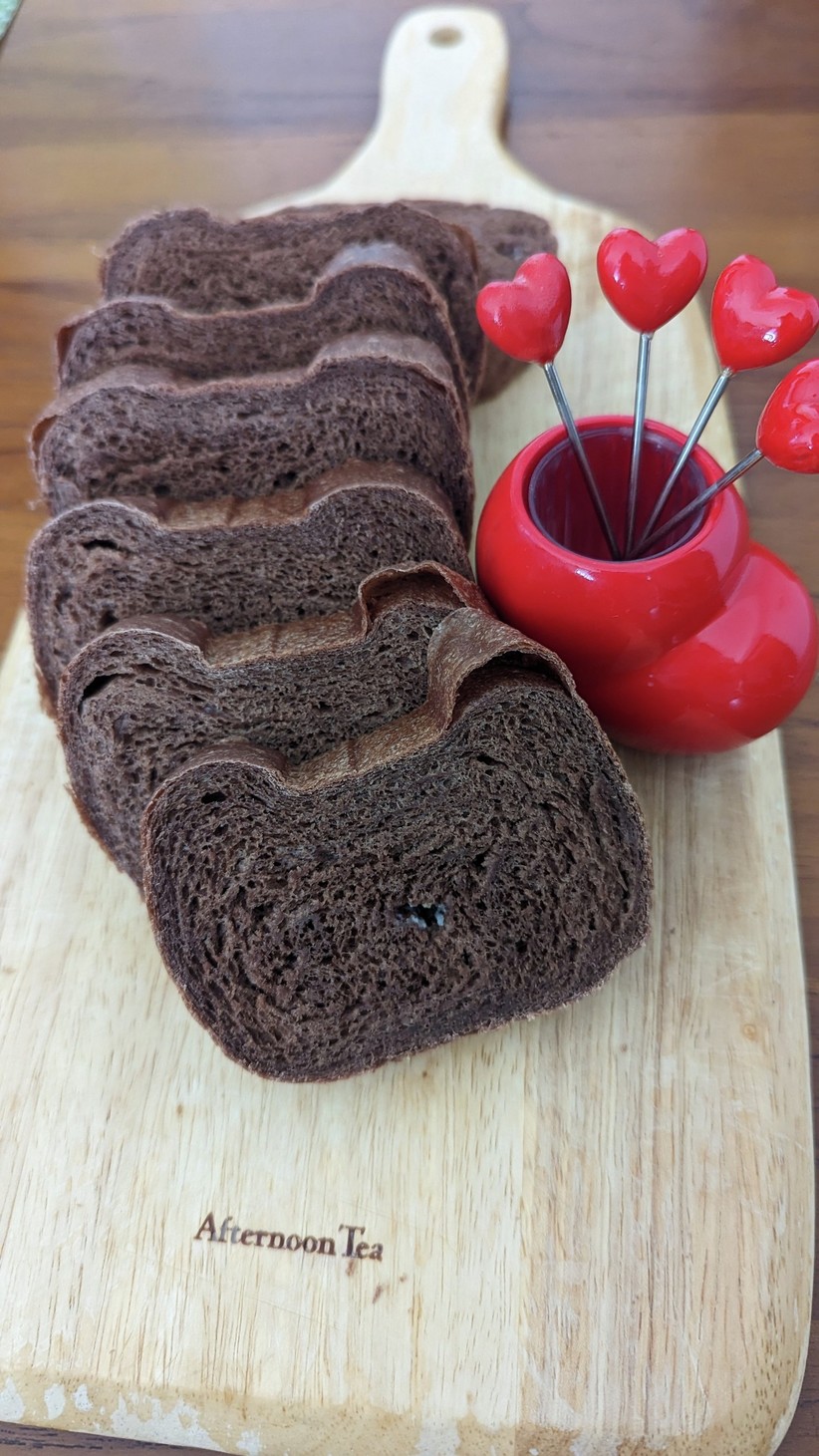 ココアのねこねこ食パンの画像