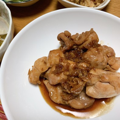 鶏もも肉 韓国風照り焼きの写真