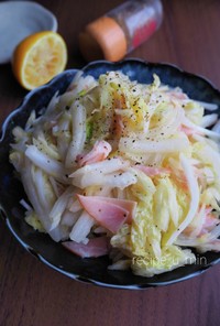 白菜と玉ねぎのマリネ風サラダ