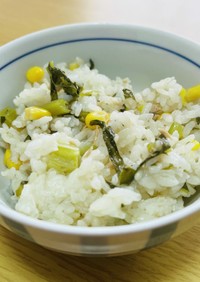 【野菜ソムリエ】バター香る小松菜ご飯