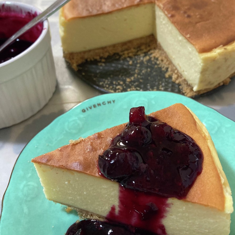 濃厚しっとりニューヨークチーズケーキ by たこノス 【クックパッド】 簡単おいしいみんなのレシピが395万品