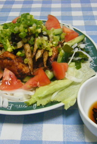 鶏ごぼうの和風甘酢サラダ