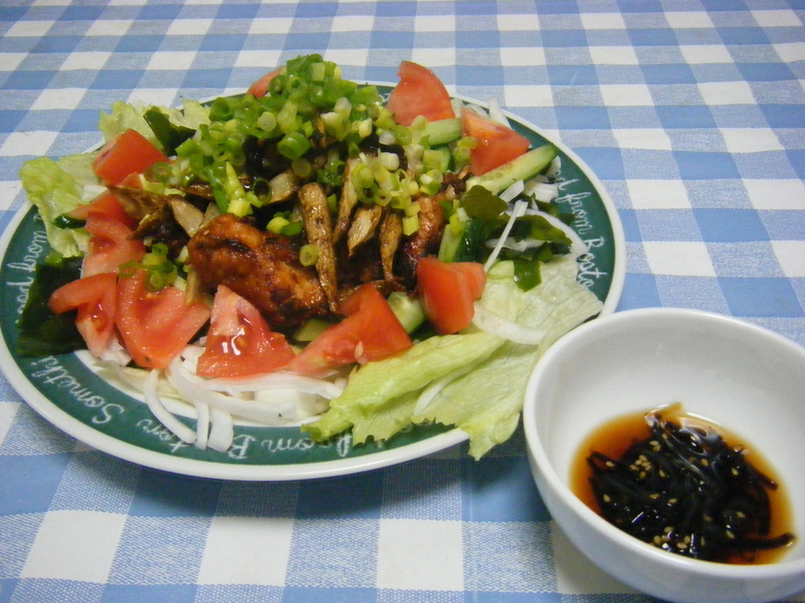 鶏ごぼうの和風甘酢サラダの画像