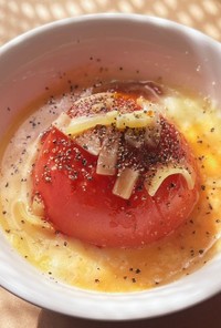 まるごとトマトのチーズスープ