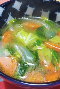 キャベツを最後まで♡簡単！野菜スープ