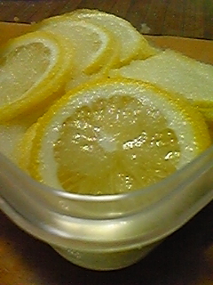 母の味です　レモンの砂糖漬けの画像
